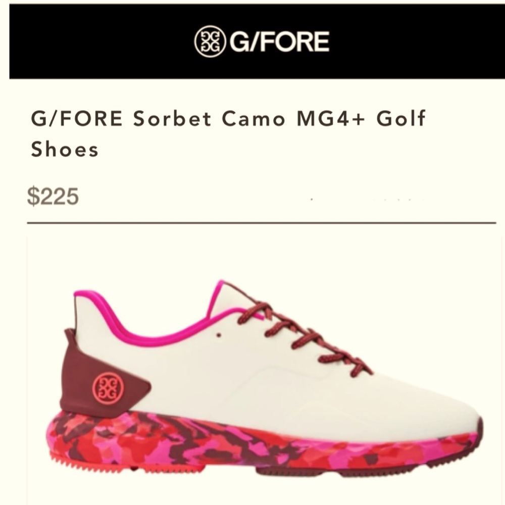 G/FORE MG4+ Sorbet Camo Golf Shoes
